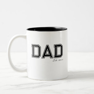 Caneca De Café Em Dois Tons Presente de aniversário do pai no Dia dos Pais est
