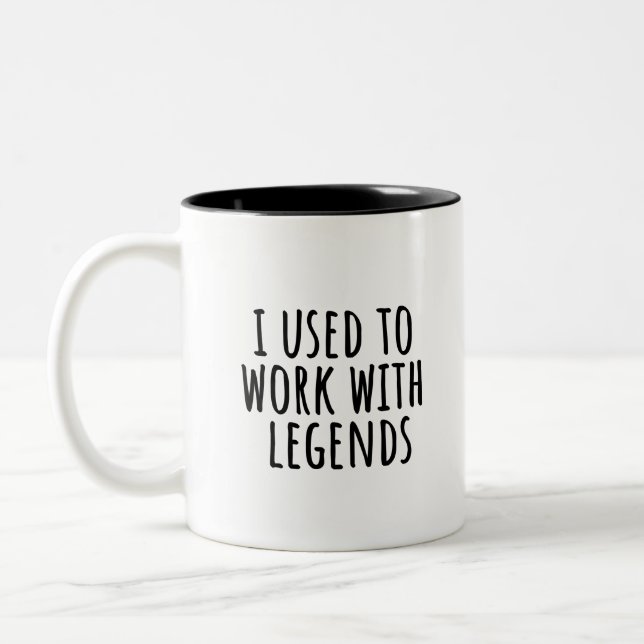 Caneca De Café Em Dois Tons Presente de Aposentadoria Chefe, Presente de Despe (Esquerda)