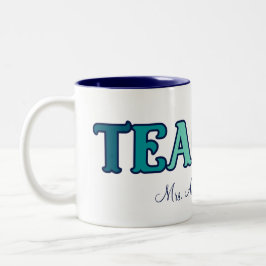 Caneca De Café Em Dois Tons Presente de Apreciação de Professores com Gradient