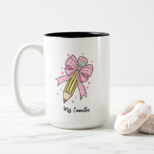 Caneca De Café Em Dois Tons Presente de Apreciação para Professores Tumbler Pe