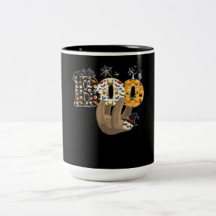 Caneca De Café Em Dois Tons Presente de aranha Boo Halloween Com Chapéu De B