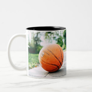 Caneca De Café Em Dois Tons Presente de basquete
