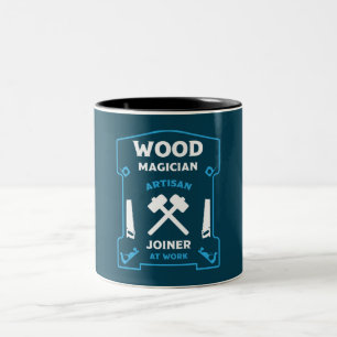 Caneca De Café Em Dois Tons Presente De Carpintaria