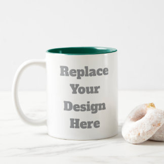 Caneca De Café Em Dois Tons Presente de Casamento Personalizado – Crie o Seu P