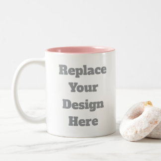 Caneca De Café Em Dois Tons Presente de Casamento Personalizado – Crie o Seu P