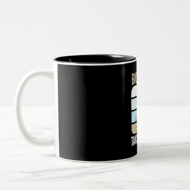 Caneca De Café Em Dois Tons Presente de Cientista | Biólogos Tiram Cellfies (Esquerda)