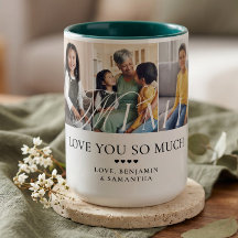 Presente de Colagem de 5 Fotos Personalizado 'Amo 