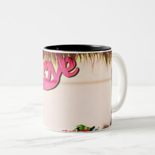 Caneca De Café Em Dois Tons presente de dia de os namorados para motociclistas