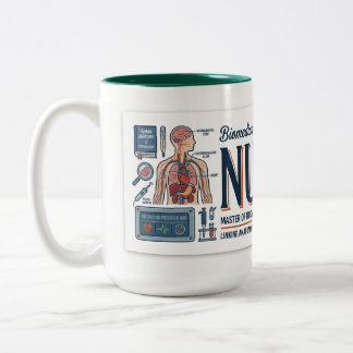 Caneca De Café Em Dois Tons Presente de Enfermeira Biomédica