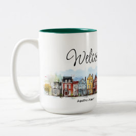 Caneca De Café Em Dois Tons Presente de fechamento de imóveis para casas de bo