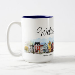 Caneca De Café Em Dois Tons Presente de fechamento de imóveis para casas de bo