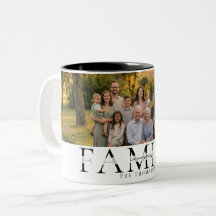 Presente de Foto de Nome de Família Elegante