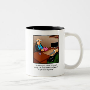 Caneca De Café Em Dois Tons Presente de Humor Mug na Reforma