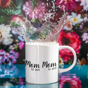 Caneca De Café Em Dois Tons Presente de Mãe Recém-Constituída