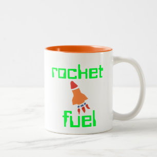 Caneca De Café Em Dois Tons Presente do Dia das Mães Combustível de Foguete