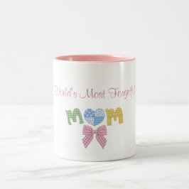 Caneca De Café Em Dois Tons Presente do Dia das Mães Mais Esquecida do Mundo