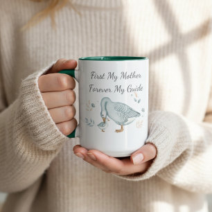 Caneca De Café Em Dois Tons Presente do Dia das Mães para Sempre Seu Pequeno G