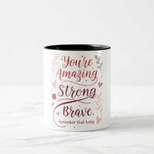 Caneca De Café Em Dois Tons Presente do Dia dos Namorados - Você é Incrível