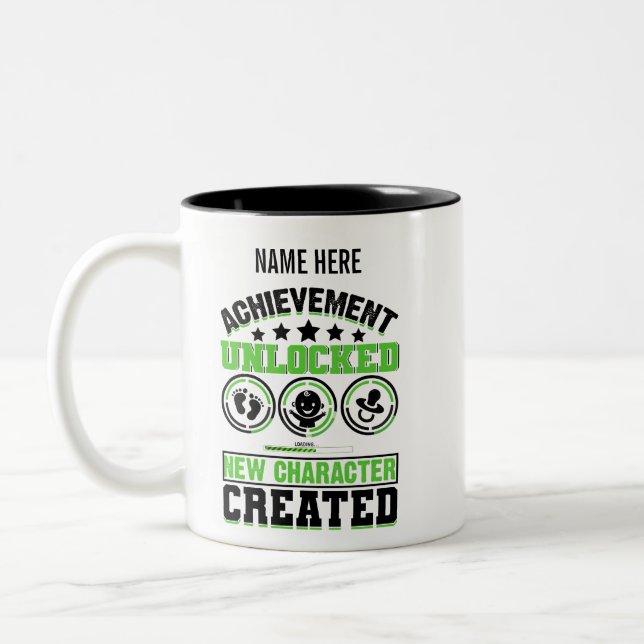 Caneca De Café Em Dois Tons Presente do Dia dos Pais para Papai Personalizado  (Esquerda)