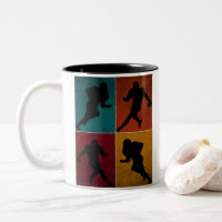 Presente do jogador de futebol americano Vintage