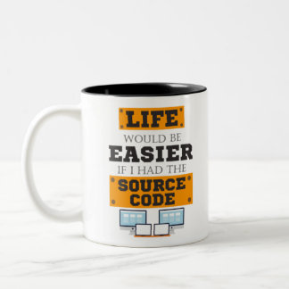 Caneca De Café Em Dois Tons Presente do programador programador cientista da c