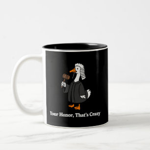 Caneca De Café Em Dois Tons Presente Engraçado de Formatura de Direito para Ad