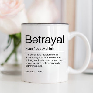 Caneca De Café Em Dois Tons Presente engraçado de traição funcionários chefe s
