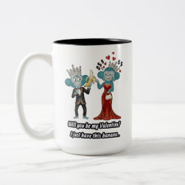 Caneca De Café Em Dois Tons Presente engraçado do dia dos namorados