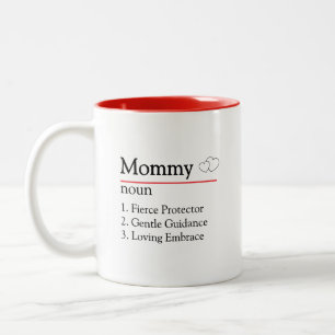 Caneca De Café Em Dois Tons Presente Fofo para Mamãe