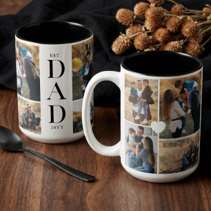 Caneca De Café Em Dois Tons Presente Moderno para o Papai - Lembrança Personal