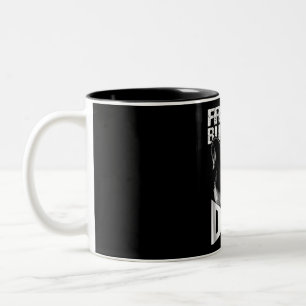 Caneca De Café Em Dois Tons Presente no cão Pai francês Bulldog