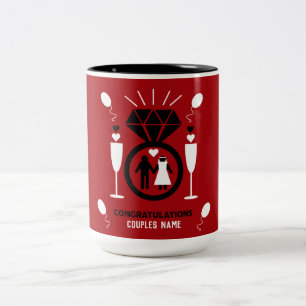 Caneca De Café Em Dois Tons Presente Original Engraçado de Felicitações de Noi