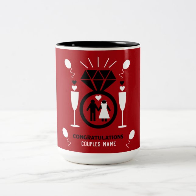 Caneca De Café Em Dois Tons Presente Original Engraçado de Felicitações de Noi (Centro)