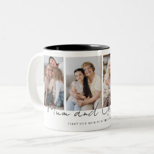 Caneca De Café Em Dois Tons Presente para a Mamãe e a Vovó dos Filhos e Netos