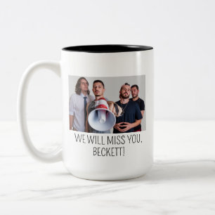 Caneca De Café Em Dois Tons Presente para Colega Aposentado, Eu Costumava Trab