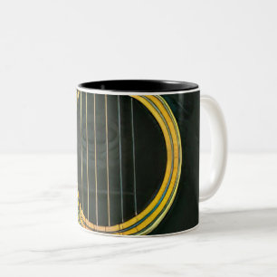 Caneca De Café Em Dois Tons Presente para guitarrista músico