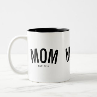 Caneca De Café Em Dois Tons Presente Para Nova Mãe