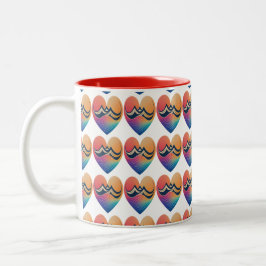 Caneca De Café Em Dois Tons Presente perfeito para o Dia de os namorados Eu te