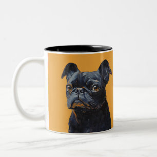 Caneca De Café Em Dois Tons Presente Personalizado de Foto de Animal de Estima