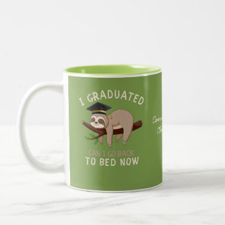 Caneca De Café Em Dois Tons Presente Personalizado de Volta à Cama de Formatur