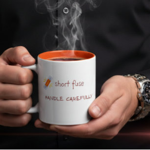 Caneca De Café Em Dois Tons Presente Personalizado Engraçado e Sarcástico para