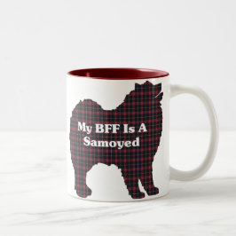 Caneca De Café Em Dois Tons Presentes BFF Samoyed