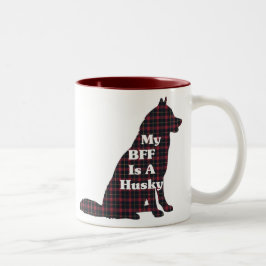 Caneca De Café Em Dois Tons Presentes BFF Siberianos HUSKY
