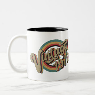 Caneca De Café Em Dois Tons Presentes de 50 anos Vintage 1972 50º presente de