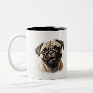 Caneca De Café Em Dois Tons Presentes de aniversário de casamento modernos cri