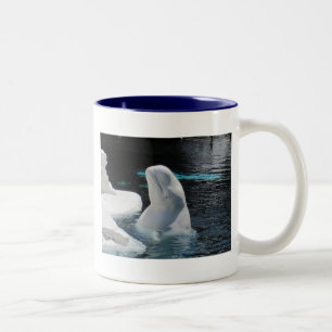 Caneca De Café Em Dois Tons Presentes de baleia Beluga