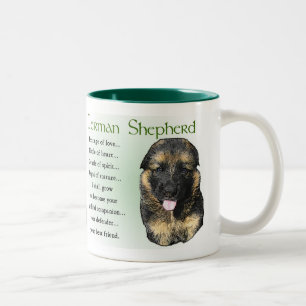 Caneca De Café Em Dois Tons Presentes de german shepherd