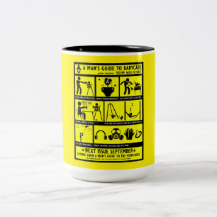 Caneca De Café Em Dois Tons Presentes De Guia Para Novos papais