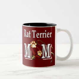 Caneca De Café Em Dois Tons Presentes de MOM Terrier Rat
