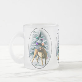 Caneca De Café Em Dois Tons Presentes de Natal Boerboel